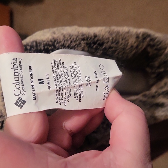 Columbia Brown Vest Faux Fur Collar Size Medium - Picture 4 of 4